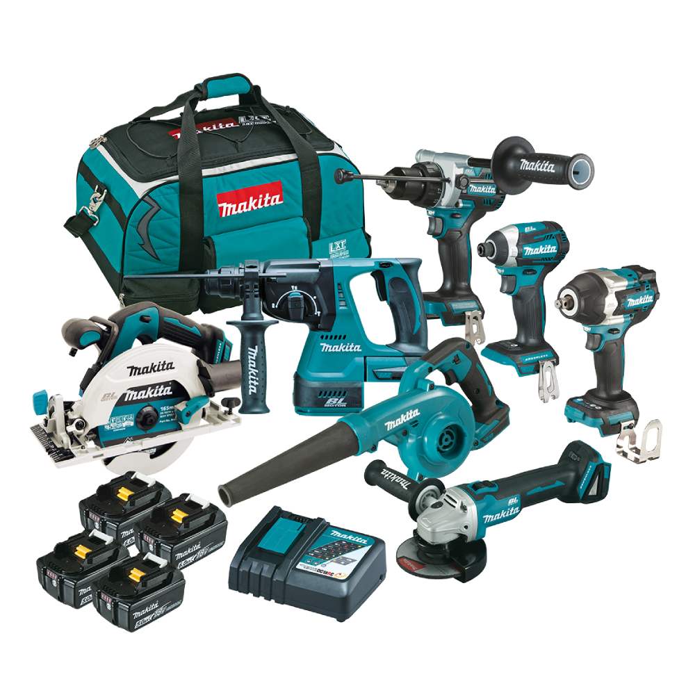 : Makita DLX7029X1 18V Brushless 7 Piece Combo Kit
